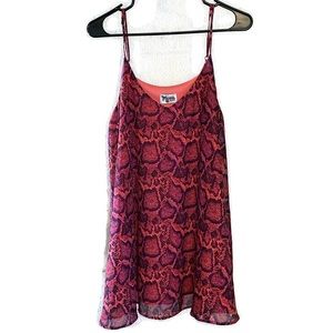 Show Me Your MuMu | Mini Swing Dress in Pink Rattlesnake Print 💖